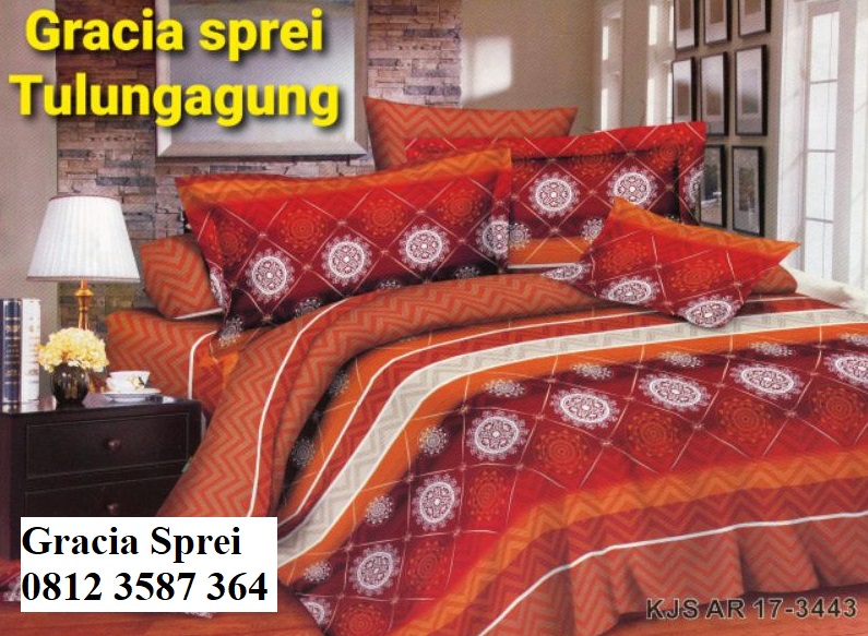 <p>Sprei Disperse Minimalis dengan warna coklat, d